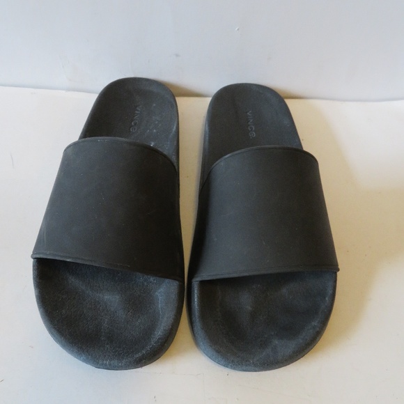 Vince Other - VINCE BLACK RUBBER SANDALS 45(EU)/11(US)